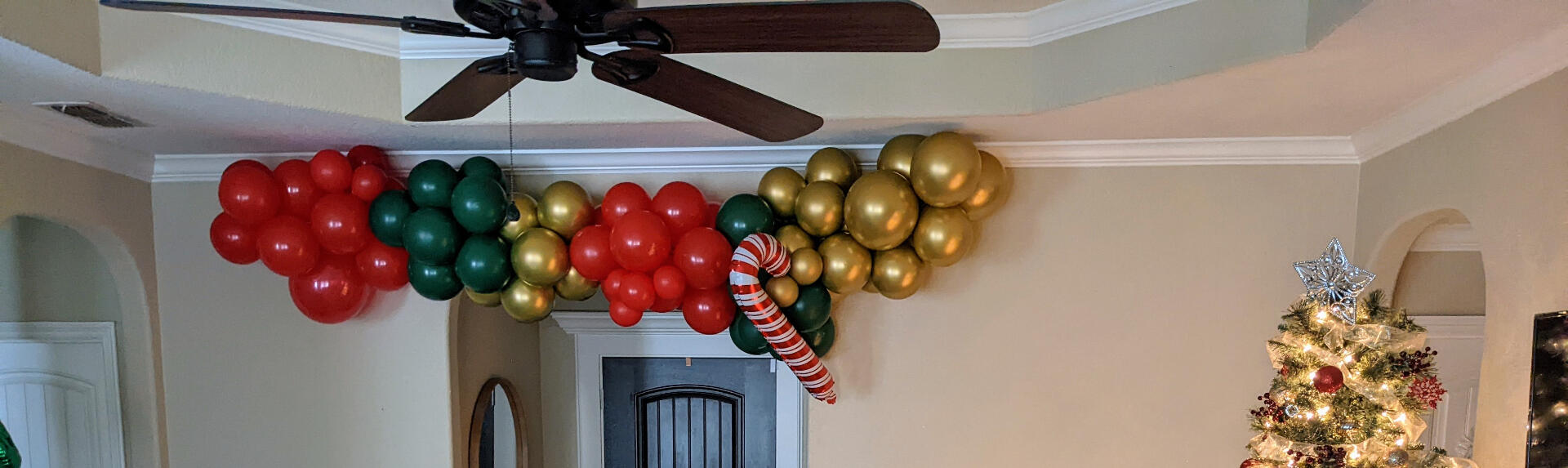 Medium Balloon Garland $150(7Ft)